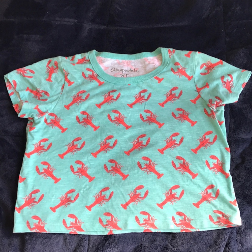 Aeropostale lobster crop top